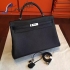 hermes kelly black togo leather